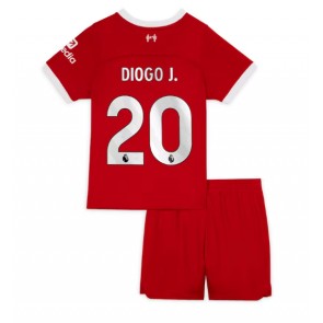 Maillot de foot Liverpool Diogo Jota #20 Domicile enfant 2023-24 Manches Courte (+ pantalon court)